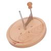 Cheese Shaver Beech Wood and 304 Stainless Steel Spiral Cheese Curler for Parties