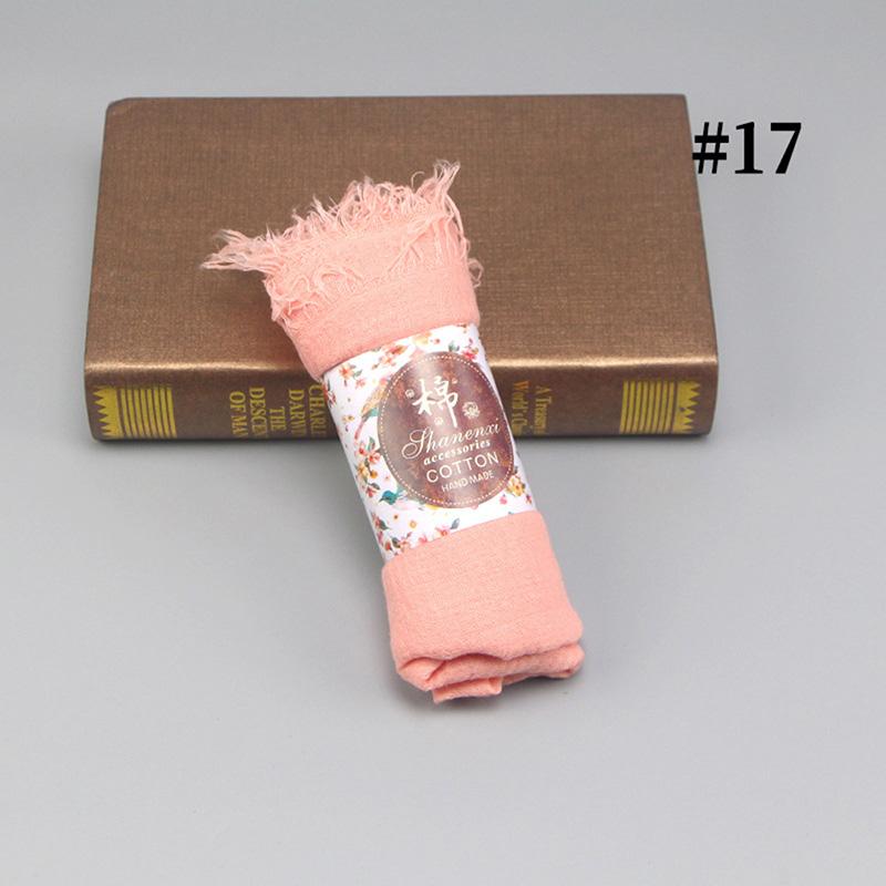 HUISHI Scarf Muslim Women Bubble Cotton Solid Islam Muslim Head Scarf Shawls and Wraps Female Foulard Crinkle Cloud Hijab