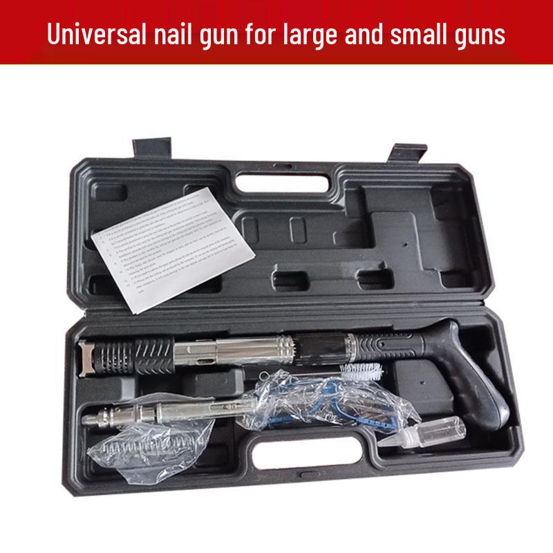 Universal Silent Powder-Actuated Nail Gun for Ceiling, Steel, and Concrete