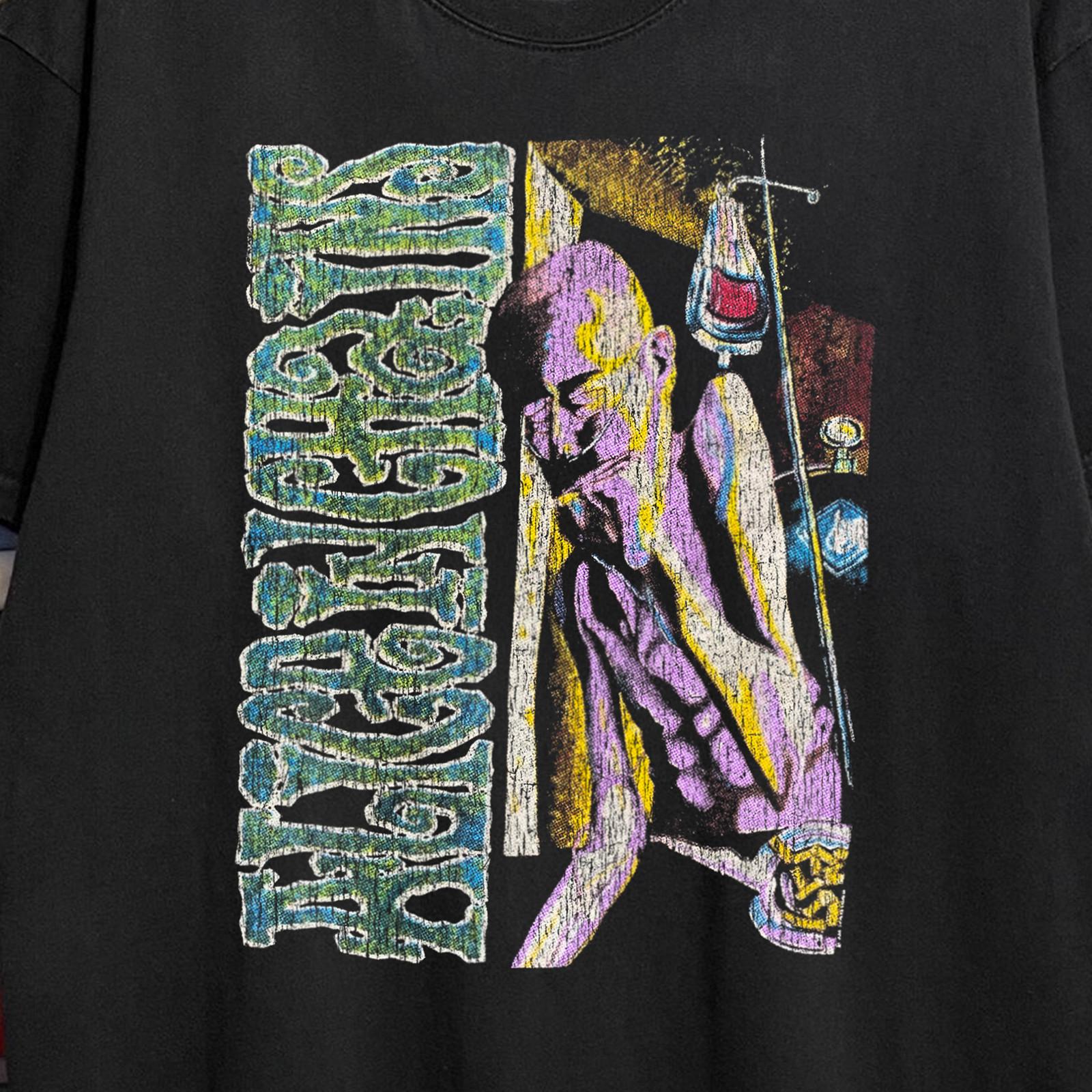 Alice In Chains Sickman Aged T-Shirt Black XL L