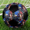 1pc Sonic the Hedgehog Football Soccer Ball Size 5 Indoor Soccer Ball Fashion Colorful  Backyard Game -Great For Sports Fans Gift HE41