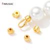 18K Gold Plated Brass Positioning Clasps Stopper Spacer Bead Crimp End Beads,Lamps For Jewelry,DIY Jewelry Making Supplies