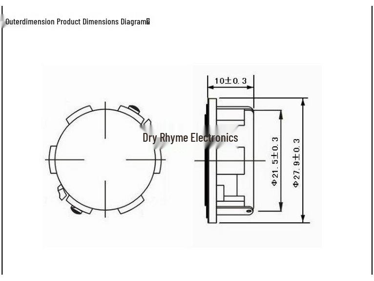 1" 28mm 4 Ohm 2W Full Range Mini Bluetooth Speaker