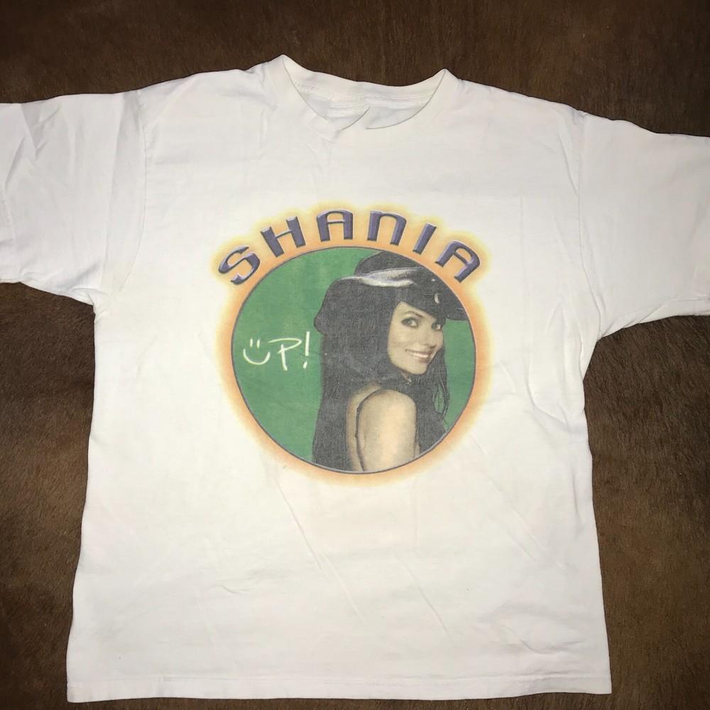 New Shania Twain “UP” Tour Classic For Fans White S-234XL Unisex Shirt