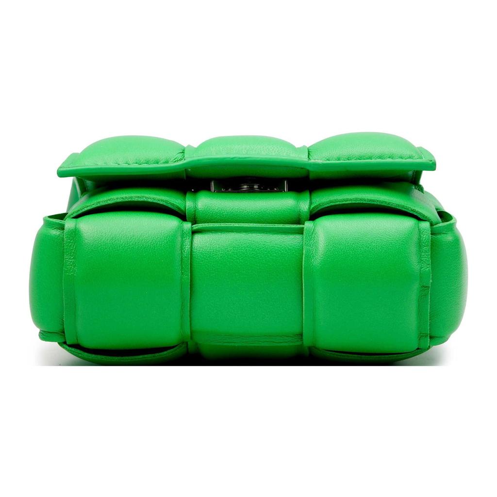 Bottega Veneta CASSETTE Sheepskin Shoulder Bag, Crossbody Bag Regular Women's Green 716648VCQR13724