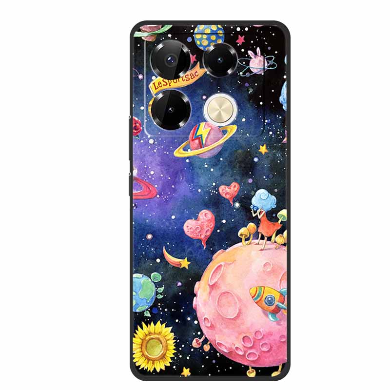 Case For Infinix Note 40 Pro 4G TPU Soft Silicone Back Cover for Infinix Note40 Phone Cases X6850 X6853 Original Colorful Capa
