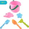 Beach Toys for Kids Summer Children Sand Water Beach Play Toys TPE Beach Castle Bucket Spade Shovel Rake Water Tool