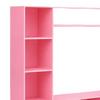 Mini Doll Wardrobe with 10 Hangers Doll Clothes Storage Closet for Display Dollhouse Accessories for 15/17cm Dolls