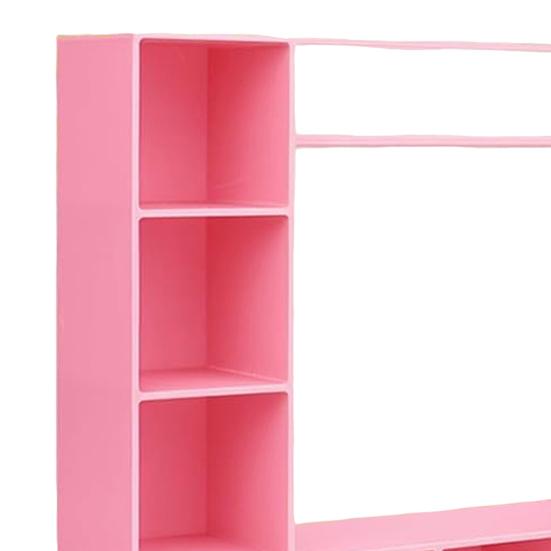 Mini Doll Wardrobe with 10 Hangers Doll Clothes Storage Closet for Display Dollhouse Accessories for 15/17cm Dolls