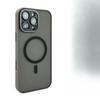 Applicable To IPhone16proMax Frosted Magnetic Suction Phone Case Apple 15 Metal Mirror Anti-fall 14 Laiming Protective Case