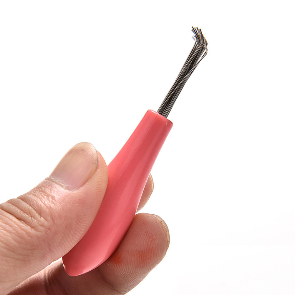 Details About  Pink Comb Hair Brush Cleaner Cleaning Remover Embedded Tool Plastic Handle