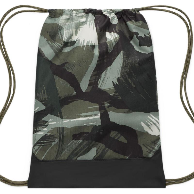 Nike Fabric Backpack Gym Bag Large Size Unisex Army Green Casual DQ5239-222