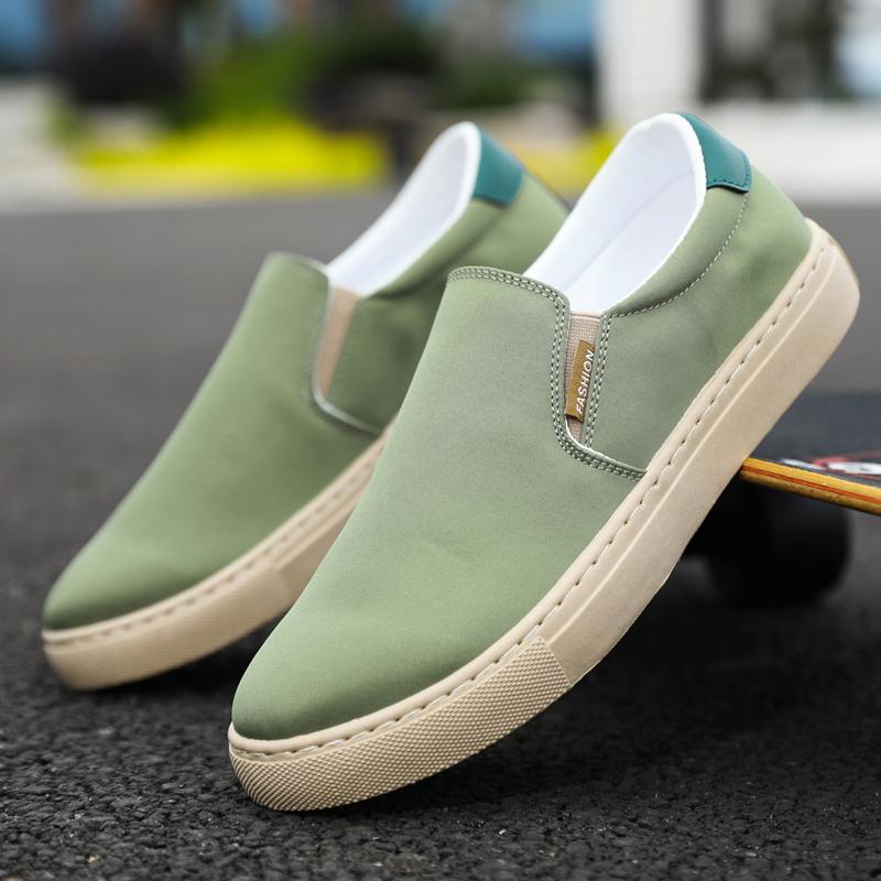 Vintage Style Loafers Mens Handmade Casual Driving Flats Slip-on Shoes Comfy Moccasins Loafers Shoes for Men New Canvas Footwear