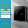 Zhengshang C4 ZigBee Graffiti Smart Switch, EU Standard, Voice-Activated, Compatible with Alexa & Google.