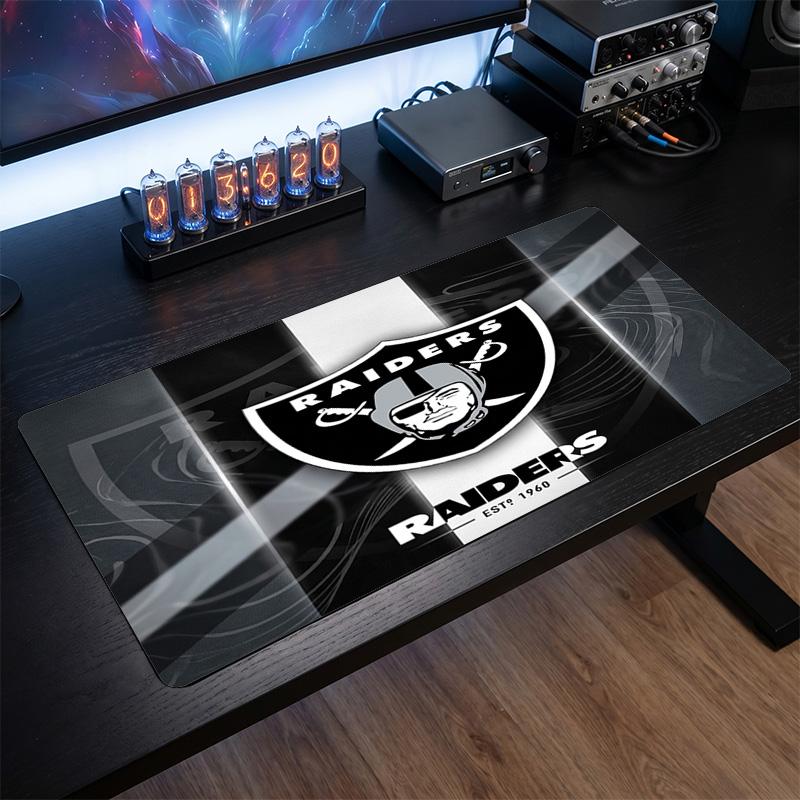 Las Vegas Raiders Pattern Mousepad Anti?Slip Rubber Desk Pad For Gaming Working Desktop Decoration