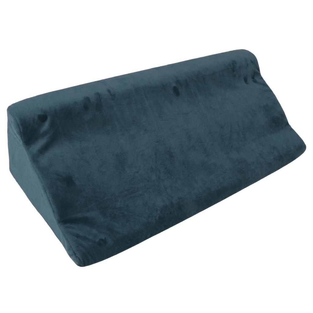 Keilkissen Gebogen Weich mit Reißverschluss Dreieckförmige Schaumstoffkeile Körperpositionierer für Erwachsene 23,6 x 9,8 x 5,9 Zoll