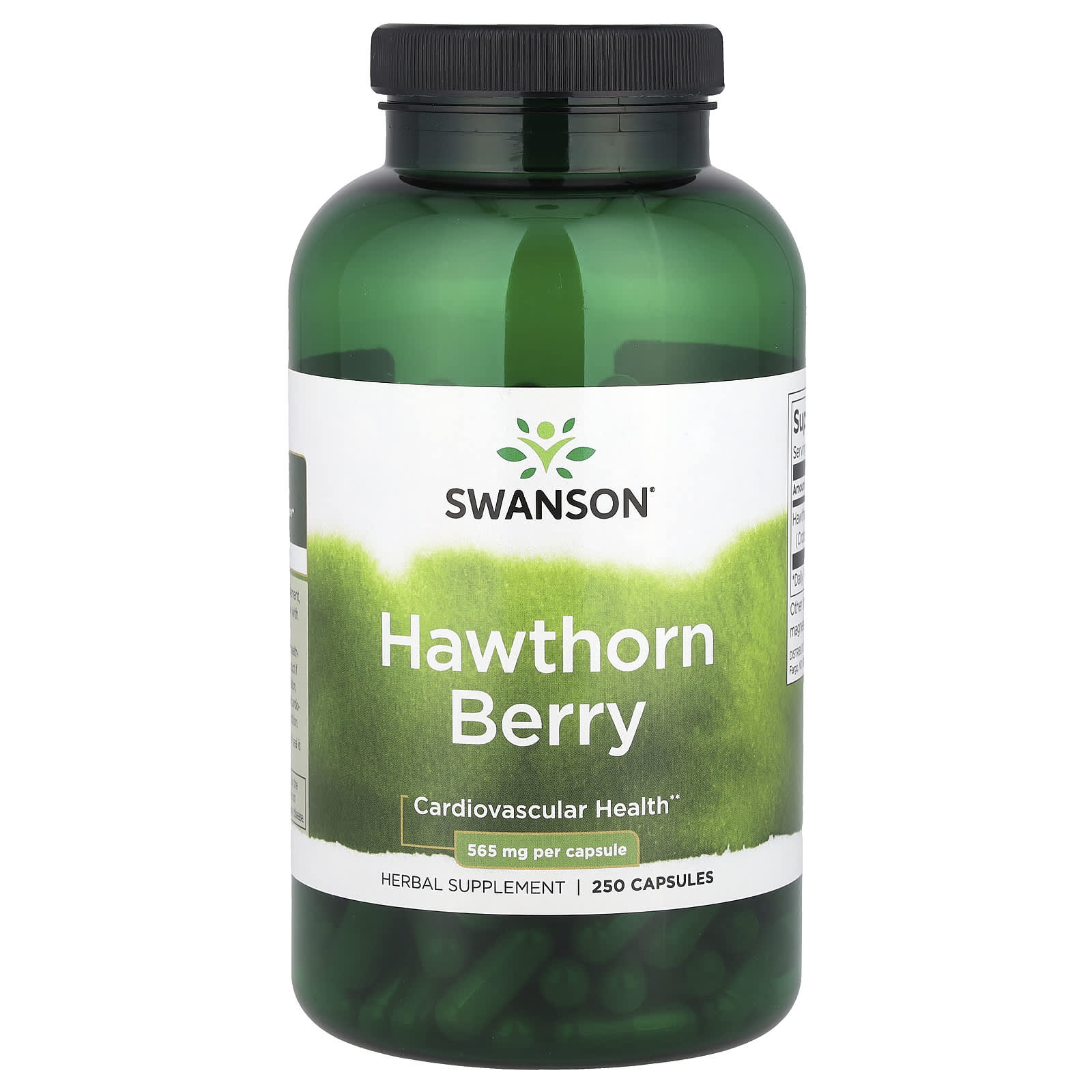 

Hawthorn Berry, 565Mg, 250 Capsules