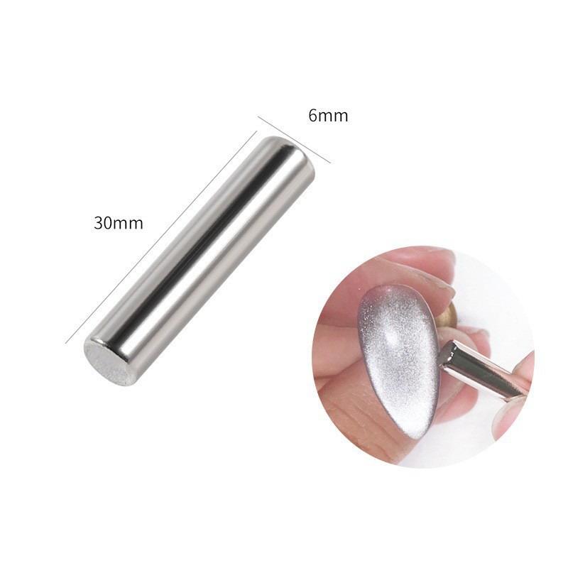 Round Cat Eye Gel Magnetic Pen for Nail Art High Adsorption 3D Nail Design Magnet for Home DIY Gel Manicure Use