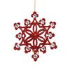Snowflake Christmas Tree Ornaments Hanging Holiday Decoration for Home Winter Party Decor