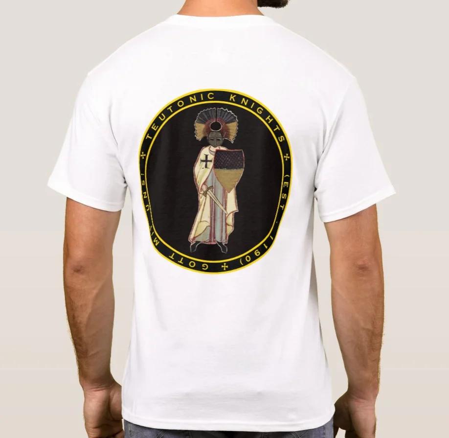 Codex Unisexesse Teutonic Knight Posing Seal Coat of Arms Printed TShirt Summer Cotton Short Sleeve ONeck Unisexs T Shirt New S3XL