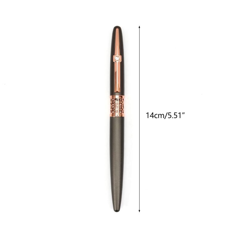 Metal Fountain Pen Smooth Writing Pen Calligraphy Pen Business Pen Ink Pen School Office Supplies Signature Pen