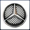 Pro Mercedes Benz třídy B, C, GLK 2008-2014Chromová stříbrná a leskle černá Přední mřížka ve stylu OE Hvězda Znak Chromové logo Značka