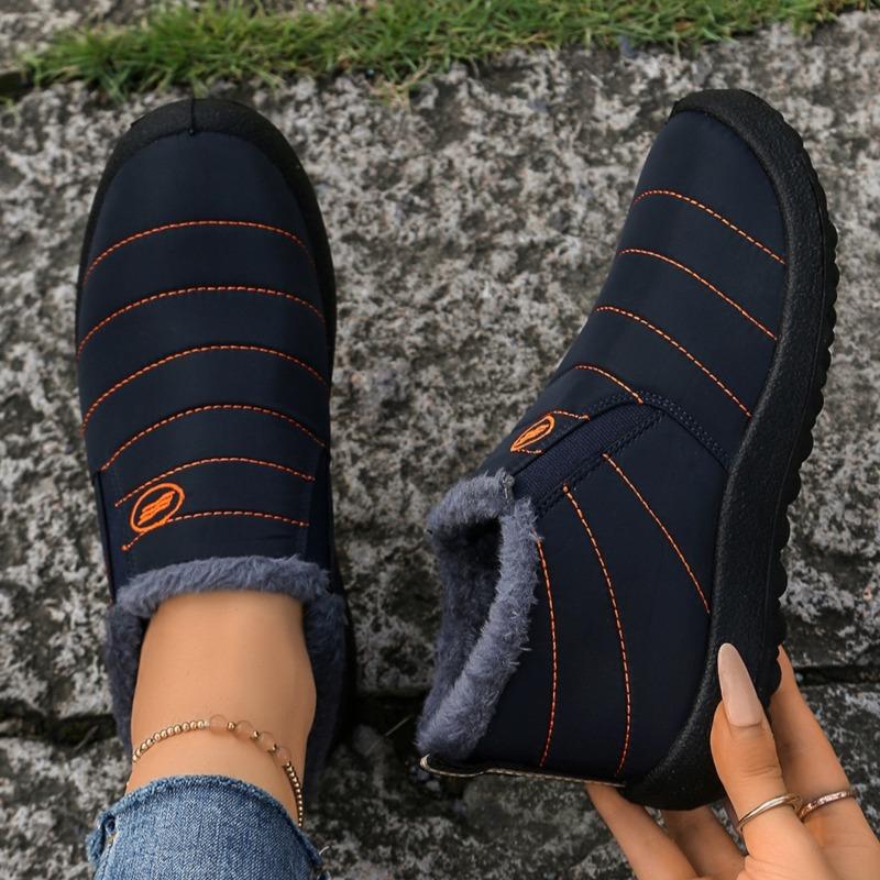 

Women s Plus Size Old Beijing Snow Boots – Thickly Padded & Fleece-Lined, Warm Casual Cotton Winter Boots 44 синий