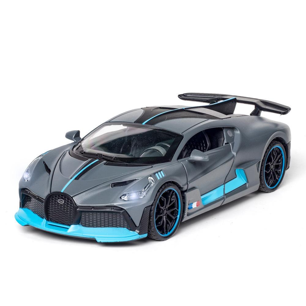 

1:32 Sports Car Model Boys Toys Sound and Light Alloy Back To The Car