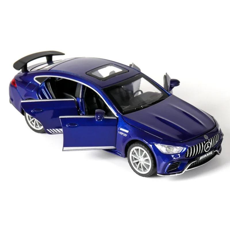 Maßstab 1/32 Benz AMG GT63 Sportwagen Legierung Diecast Automodell Sound Licht Rückzug Spielzeug Ornamente Geschenk für Kinder Sammeln