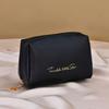 Zipper PU Cosmetic Bag Waterproof Travel Toiletry Bag Portable Women Makeup Bag  Outdoor
