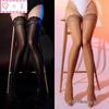 Silky Shiny Lace Silicone Non-Slip Long Thigh-High Stockings
