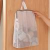 2pcs S+M Size Mesh Laundry Storage Bags - Large Capacity, Hanging & Breathable, Zippered, Ideal for Underwear, Socks & Clothes, Durable Polyester