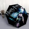1pc Harry Potter and the Prisoner of Azkaban Automatic Folding Umbrella - Compact 8-Rib Design, Durable Plastic & Iron1153L