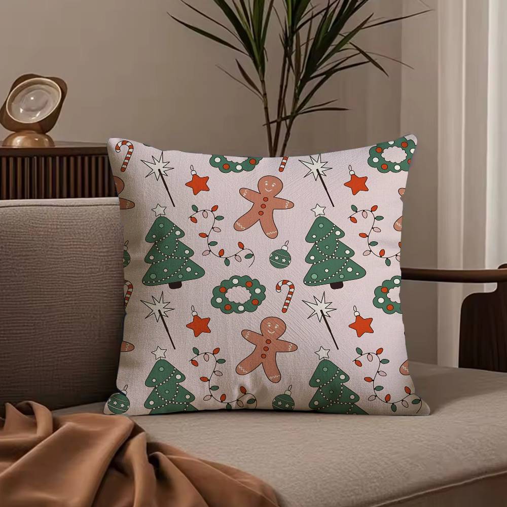 C-Christmas Pattern Pillow Case null 30X30cm