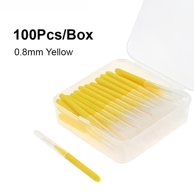 Disposable Type Interdental Brush Orthodontic Interdental Brush with Soft Bristles Interdental Brush for Orthodontic Treatment