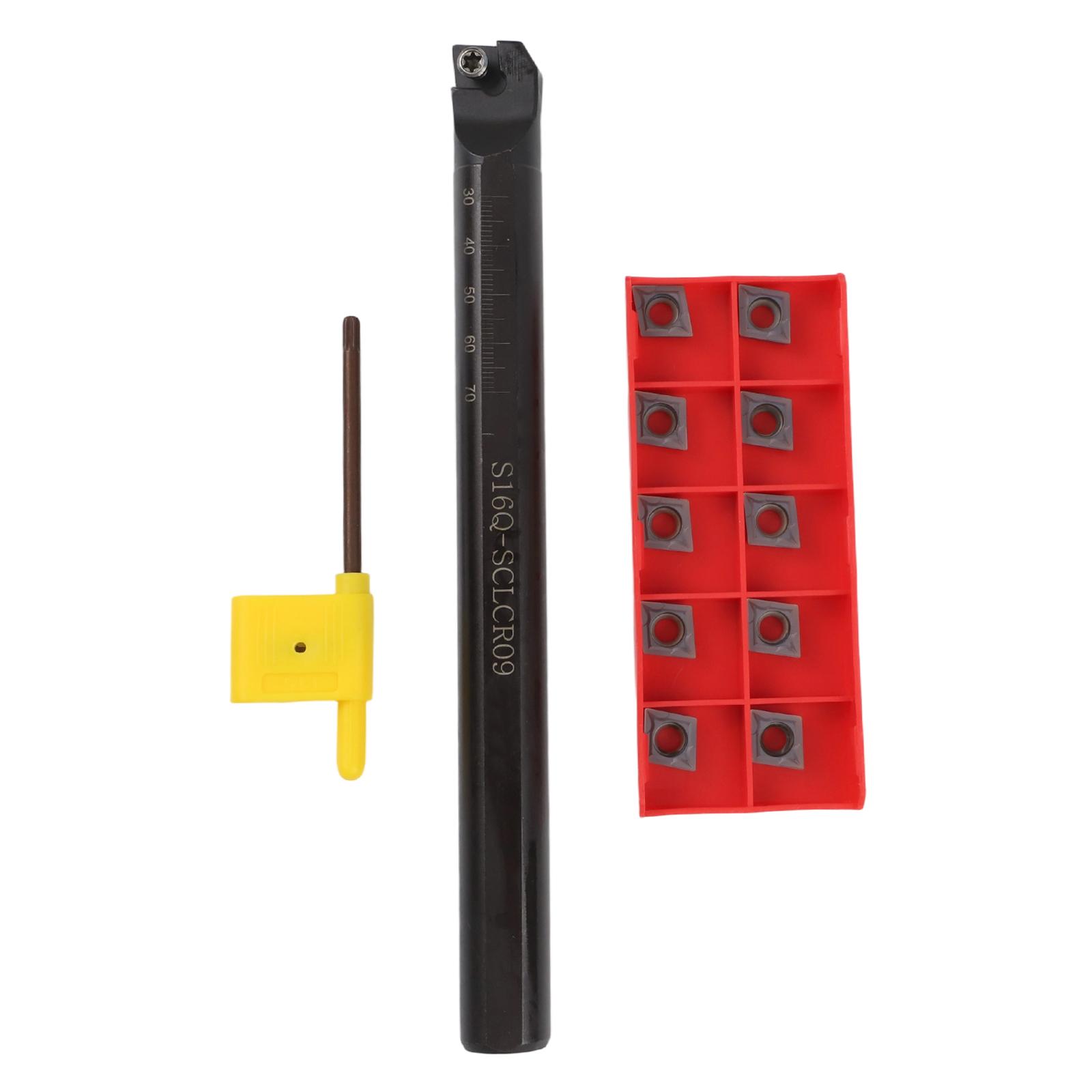 

Practical Replacement Accessory Comfortable Easy Use Turning Tool 10Pc CCMT09T304 Insert Boring Bar Lathe Holder China Mainland