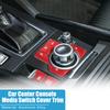 A ABSOPRO Car Center Console Gear Panel Multimedia Handbrake Switch Cover Trim for Mazda