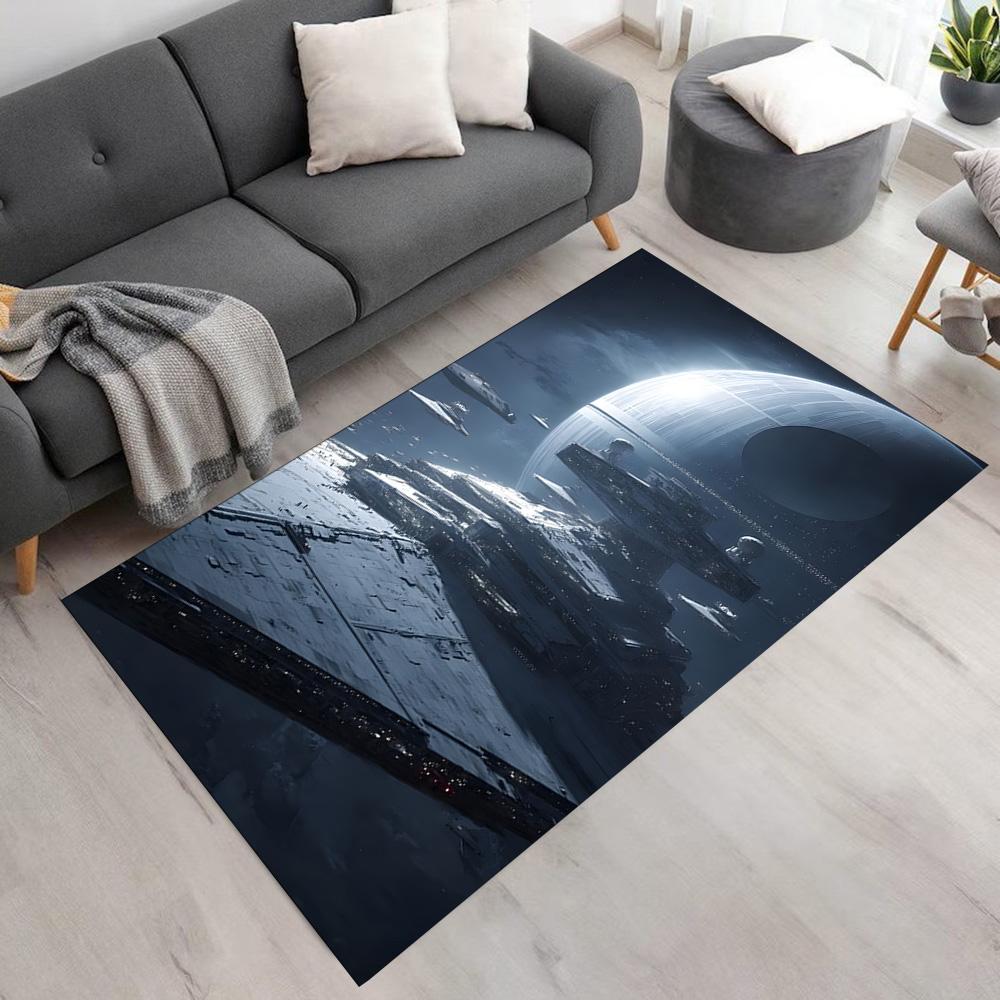 Star Wars Floor Mat Suitable for Foyer Study Room Kitchen Dining Room Antislip Carpet Anime Office Decor Best for Christmas
