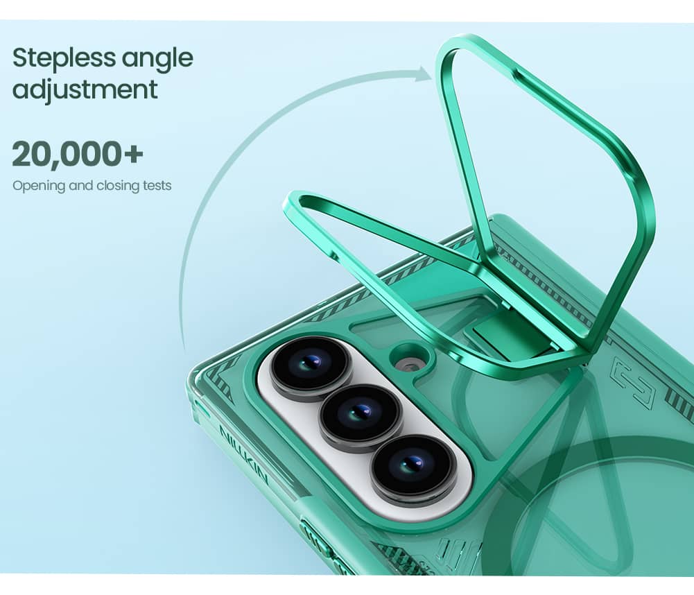 NILLKIN MagSafe kryt pro Samsung Galaxy Z Fold 7 5G – Magnetický nárazuvzdorný zadní kryt s držákem na fotoaparát a silnou ochranou