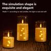 LED Heim Elektronisches Kerzenlicht LED Glas Kerze Komplettset Fernbedienung Timer Für Weihnachten Hochzeitsparty Deko Beleuchtung