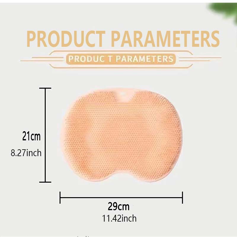 Foot Rubbing Back Rubbing Artifact Bathroom Massage Bath To Remove Dead Skin Feet Wash Silicone Bathtub Non-slip Bath Mat Sponge