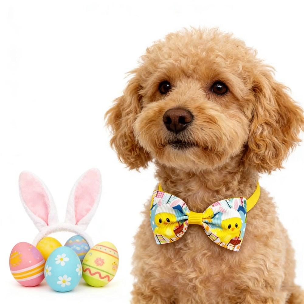 50/100pcs Easter Pet Dog Bow Ties Small Dog Bow Ties Collar Pet Dog Puppy Neckties Holiday Pet Grooming Accessories