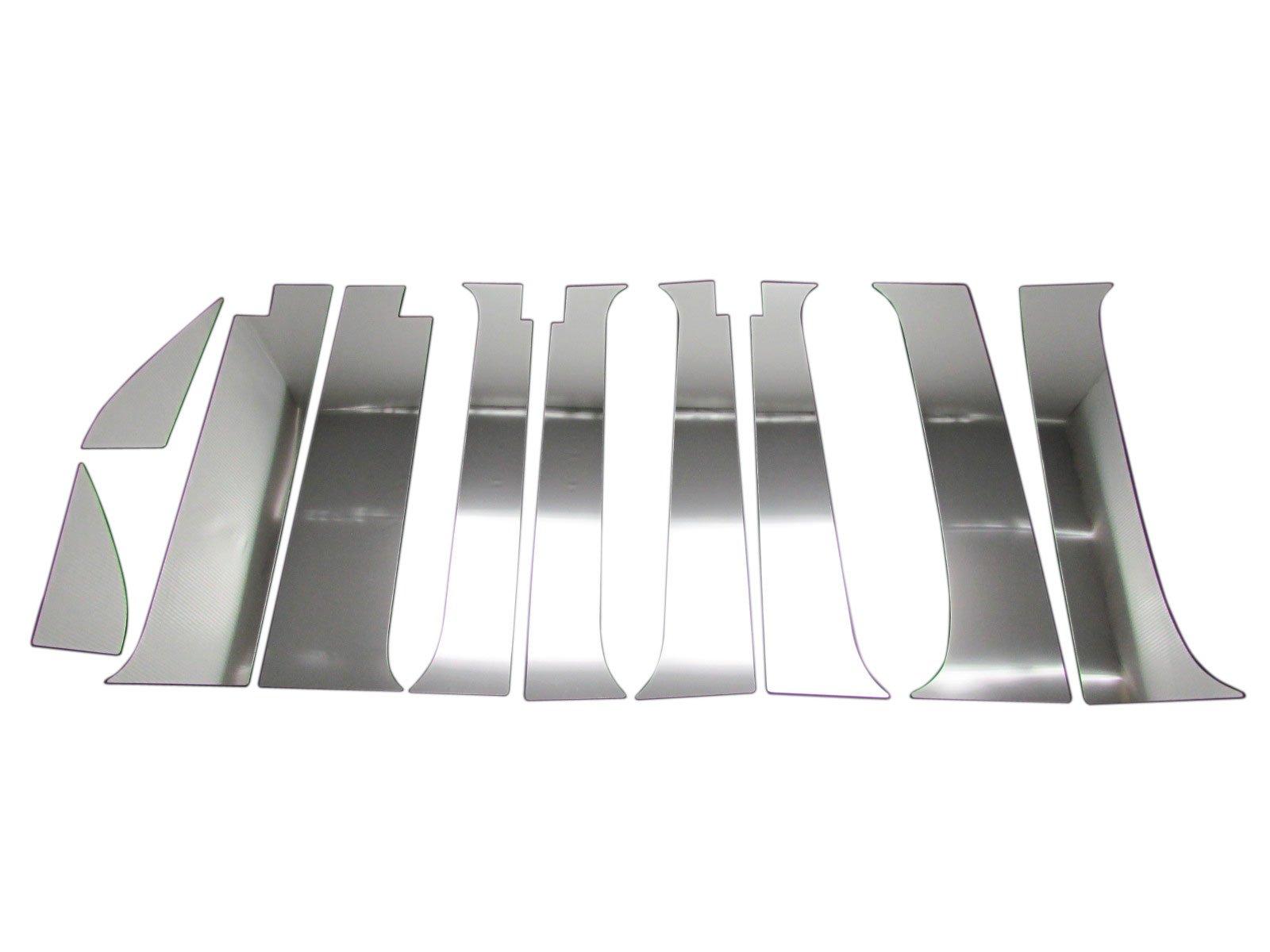 BRIGHTZ Панели стоек с покрытием из нержавеющей стали для Hijet Cargo Hybrid S320V с длинным козырьком Подходит для Hijet, Hijet Cargo и Hijet Cargo Hybrid S320 Часть