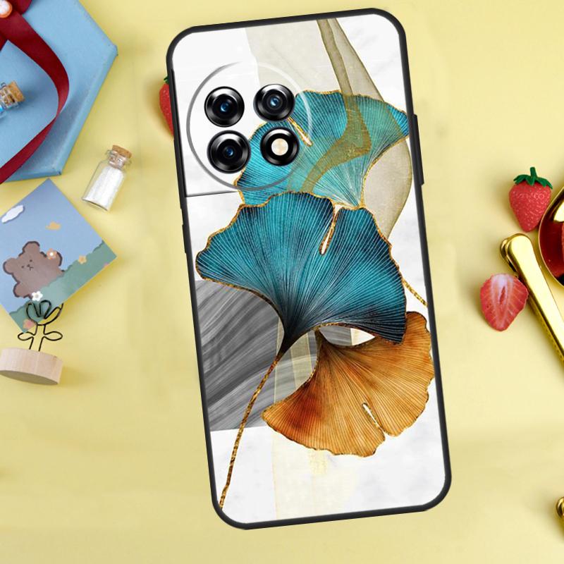 Luxury Gold Foil Art Case For OnePlus Nord 5 CE 2 3 4 Lite N20 N30 OnePlus 10T 12R 13R 13T 10 11 12 13 15 Cover
