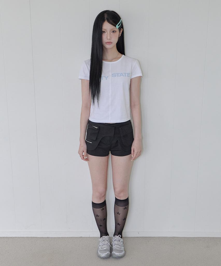 Sailpeulei Multi-Pocket Utility Shorts / Black