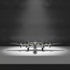 1:144 Scale Aviation Bomber Model Cast Metal Plane with Display Stand Propeller