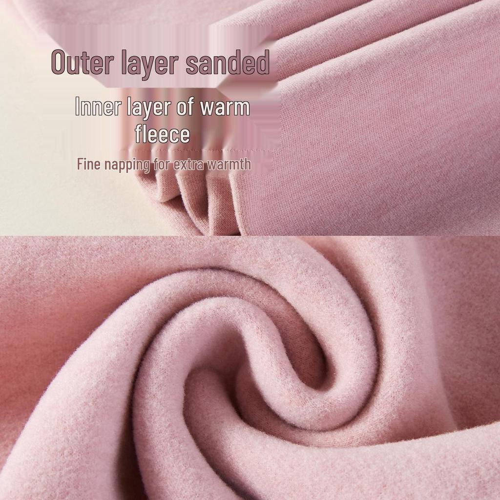 Women's Plus Size Quick-Warming Thermal Leggings - Autumn/Winter Cotton Fleece, Thickened, Heat-Generating, and Warm Line Design