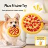 Funny Pizza Dog Toy: Interactive, Tear-Resistant Squeaky Teething Trainer