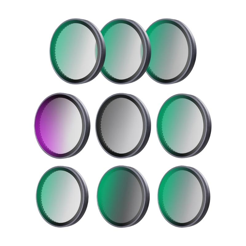Quick Install Lens Filters Set Highly Clarities AntiGlare Coating For Action6/6Pro Camera