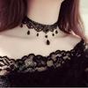 Gothic Lace Choker Necklace - Vintage Clavicle Chain for Women